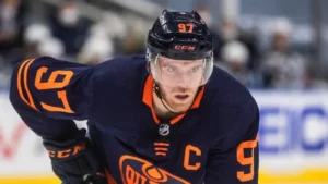 NHL forward lining up a shift during a live broadcast streaming live on USATVStream
